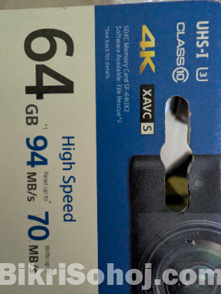 Original Sony Camera Memory Card 64GB